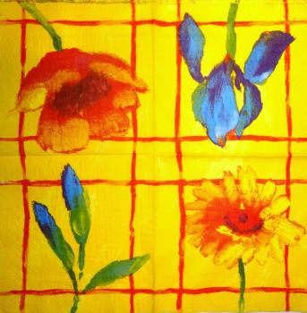 058 Lilies - 3-ply (yellow)